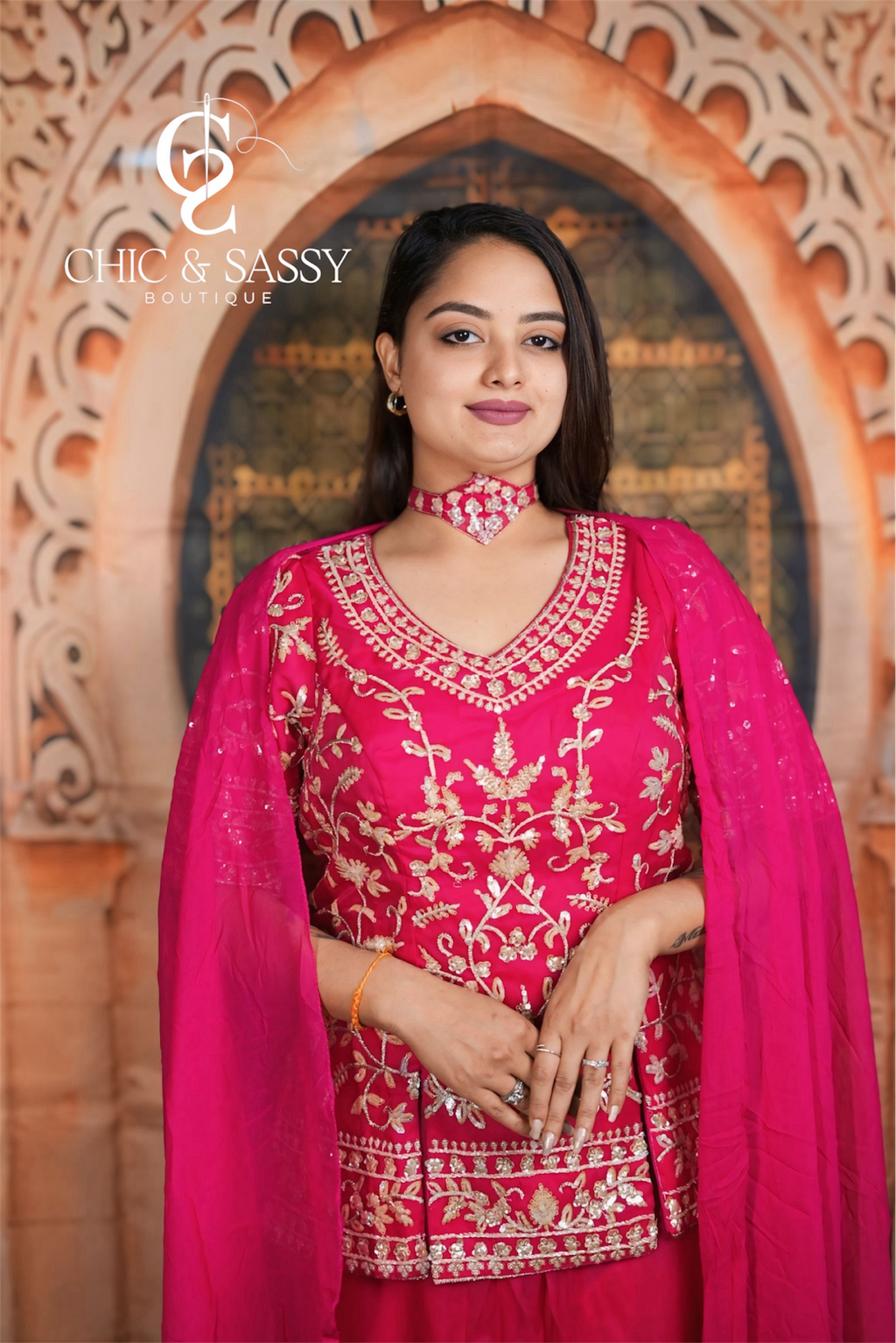 SHORT KURTI WITH PLAZZO