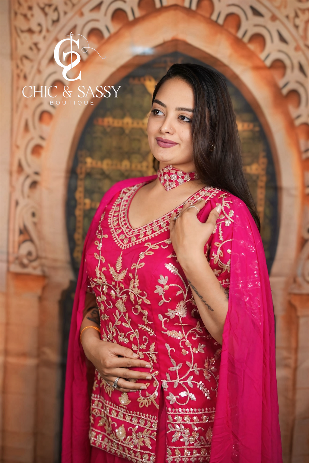 SHORT KURTI WITH PLAZZO